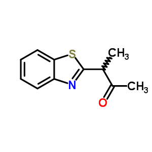 (9ci)-3-(2-苯并噻唑)-2-丁酮结构式_6269-44-9结构式