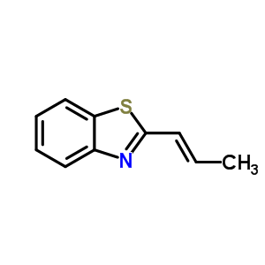 (9ci)-2-(1-丙烯基)-苯并噻唑结构式_6270-75-3结构式