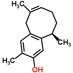 (6Z,10s)-5,8,9,10-四氢-3,6,10α-三甲基苯并环辛烯-2-醇结构式_62706-41-6结构式