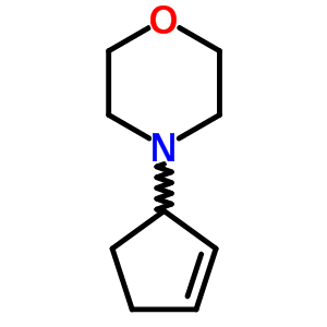 4-(2-环戊烯-1-基)-吗啉结构式_6284-13-5结构式