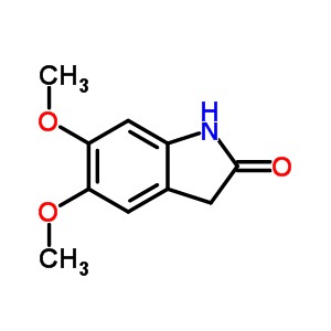 5,6-二甲氧基吲哚啉-2-酮结构式_6286-64-2结构式