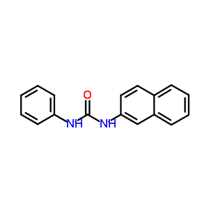 1-萘-2-基-3-苯脲结构式_6299-42-9结构式