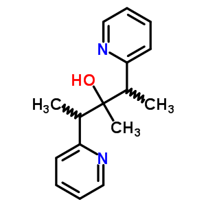 a,b-二甲基-a-[1-(2-吡啶)乙基]-2-吡啶乙醇结构式_6301-74-2结构式
