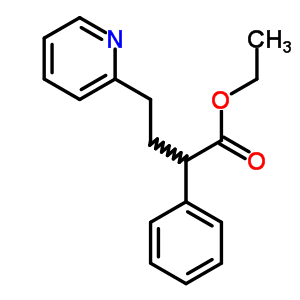 2-苯基-4-吡啶-2-基-丁酸乙酯结构式_6301-76-4结构式