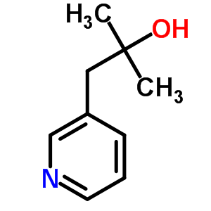 2-甲基-1-吡啶-3-基-丙烷-2-醇结构式_6302-12-1结构式