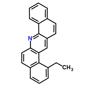 1-乙基二苯[a,h]吖啶结构式_63021-33-0结构式