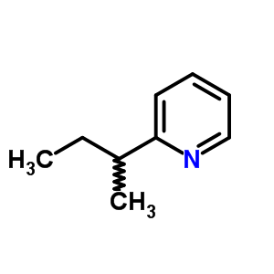 2-(1-甲基丙基)-吡啶结构式_6304-23-0结构式 2-(1-甲基丙基)-吡啶结构式_6304-23-0结构式