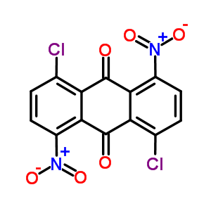 4,8-二氯-1,5-二硝基-蒽-9,10-二酮结构式_6305-89-1结构式
