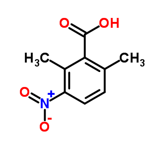 2,6-二甲基-3-硝基苯甲酸结构式_6307-70-6结构式