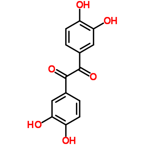 1,2-双(3,4-二羟基苯基)-1,2-乙二酮结构式_6309-15-5结构式