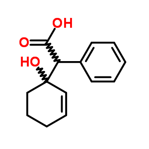 a-(1-羟基-2-环己烯-1-基)-苯乙酸结构式_6309-33-7结构式