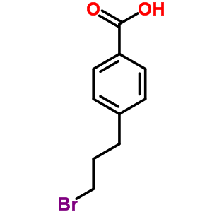 4-(3-溴丙基)苯甲酸结构式_6309-79-1结构式