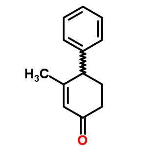 3-甲基-4-苯基-2-环己烯-1-酮结构式_6312-13-6结构式