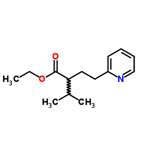 3-甲基-2-(2-吡啶-2-基乙基)丁酸乙酯结构式_6312-27-2结构式