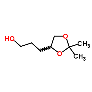 2,2-二甲基-1,3-二氧戊环-4-丙醇结构式_6318-30-5结构式