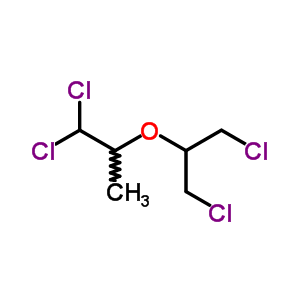 1,1-二氯-2-(1,3-二氯丙烷-2-基氧基)丙烷结构式_63283-80-7结构式
