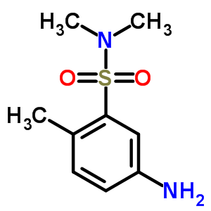 5-氨基-2,N,N-三甲基-苯磺酰胺结构式_6331-67-5结构式