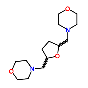 4-[[5-(吗啉-4-甲基)氧代lan-2-基]甲基]吗啉结构式_6333-25-1结构式