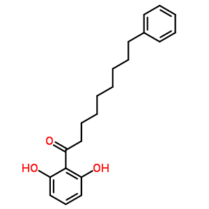 1-(2,6-二羟基苯基)-9-苯基-1-壬酮结构式_63335-23-9结构式