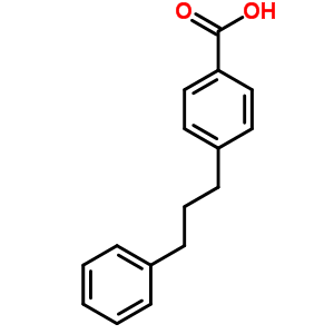 4-(3-苯基丙基)-苯甲酸结构式_6337-66-2结构式