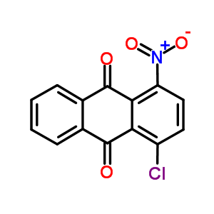 9,10-Anthracenedione, 1-chloro-4-nitro-Structure,6337-82-2Structure 9,10-Anthracenedione, 1-chloro-4-nitro- Structure,6337-82-2Structure