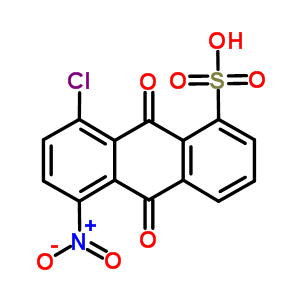 8-氯-5-硝基-9,10-二氧代-蒽-1-磺酸结构式_6338-07-4结构式
