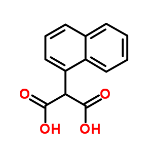 2-(1-萘)丙二酸结构式_6341-57-7结构式