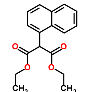 2-(萘-1-基)丙二酸乙酯结构式_6341-60-2结构式