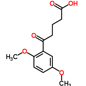 5-(2,5-二甲氧基苯基)-5-氧代戊酸结构式_63467-20-9结构式