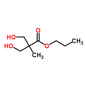 3-羟基-2-(羟基甲基)-2-甲基丙酸丙酯结构式_63468-00-8结构式