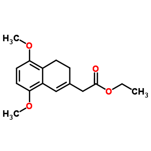 3,4-二氢-5,8-二甲氧基-2-萘乙酸乙酯结构式_63625-96-7结构式