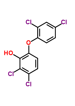 2,3-二氯-6-(2,4-二氯苯氧基)苯酚结构式_63709-57-9结构式