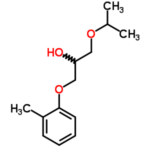 1-(1-甲基乙氧基)-3-(甲基苯氧基)-2-丙醇结构式_63716-38-1结构式