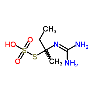2-胍-2-丁烷硫醇硫酸盐结构式_63732-25-2结构式