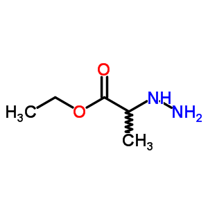 2-肼基丙酸乙酯结构式_63772-20-3结构式