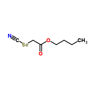 氢硒基氰基乙酸丁酯结构式_63906-49-0结构式