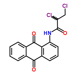 N-(9,10-二氢-9,10-二氧代蒽-1-基)-2,3-二氯丙酰胺结构式_63915-90-2结构式