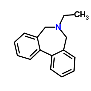 6,7-二氢-6-乙基-5H-二苯[c,e]氮杂卓结构式_63918-73-0结构式