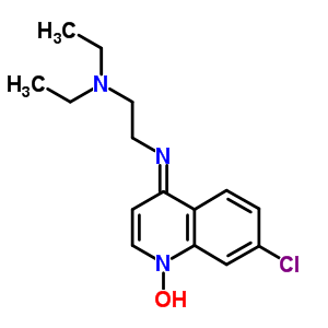 N-(7-氯-4-喹啉)-N,N-二乙基-1,2-乙烷二胺 n-氧化物结构式_63937-21-3结构式