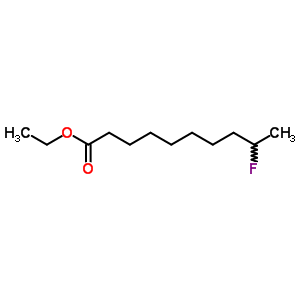 9-氟癸酸乙酯结构式_63977-32-2结构式