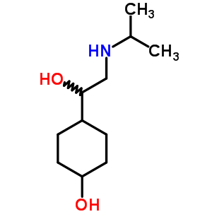 4-羟基-α-(异丙基氨基甲基)环己烷甲醇结构式_63980-63-2结构式