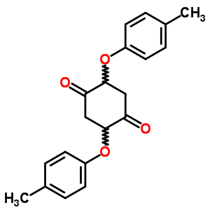 2,5-二(对甲苯氧基)-1,4-环己二酮结构式_64011-60-5结构式