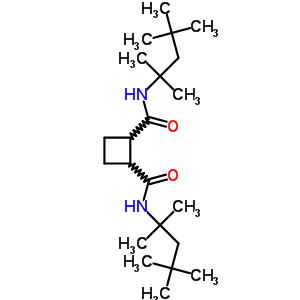 N,N-二(1,1,3,3-四甲基丁基)环丁烷-1,2-二羧酰胺结构式_64011-97-8结构式