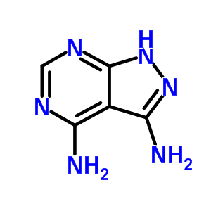1H-吡唑并[3,4-d]嘧啶-3,4-二胺 (9ci)结构式_640284-75-9结构式