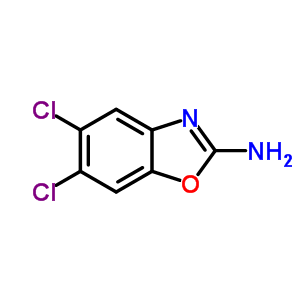5,6-二氯-2-苯并噁唑胺结构式_64037-12-3结构式