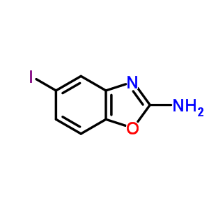 5-碘-2-苯并噁唑胺结构式_64037-13-4结构式
