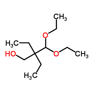 2-(二乙氧基甲基)-2-乙基-1-丁醇结构式_64037-39-4结构式