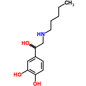 4-[(R)-2-(丁基甲基氨基)-1-羟基乙基]-1,2-苯二醇结构式_64037-63-4结构式