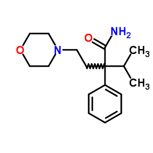 2-异丙基-4-吗啉-2-苯基丁酰胺结构式_64037-71-4结构式