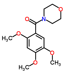 4-(2,4,5-三甲氧基苯甲酰基)吗啉结构式_64038-96-6结构式